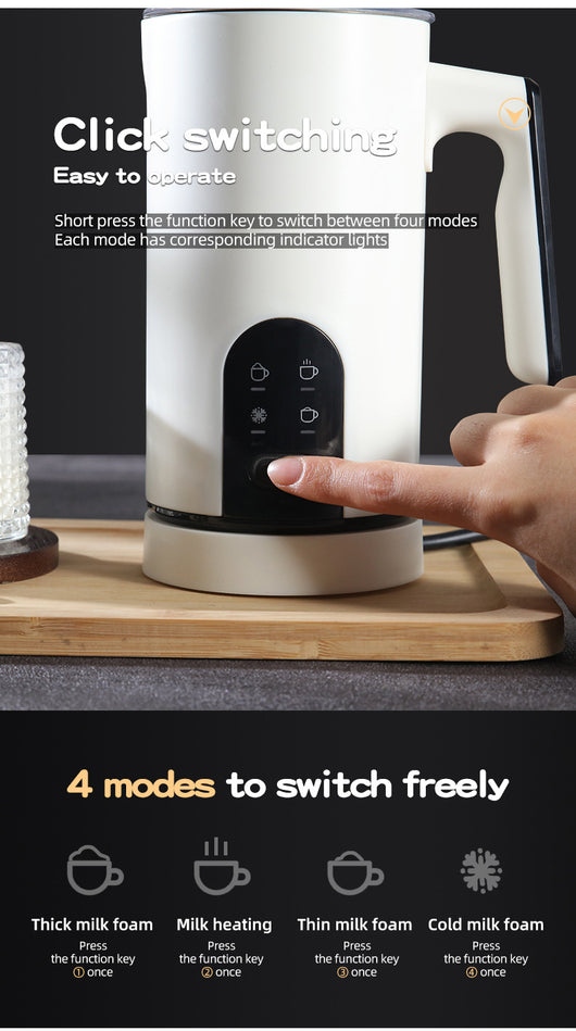 Batidor de Leche Eléctrico para Bebidas Frías y Calientes - Image 25