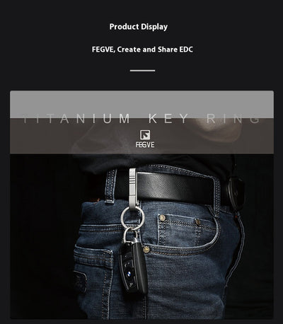 Llavero Colgante de Aleación de Titanio con Diseño Personalizado - Image 7