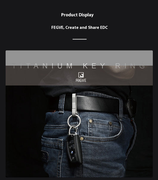 Llavero Colgante de Aleación de Titanio con Diseño Personalizado - Image 7