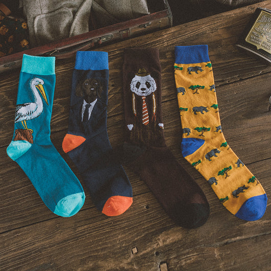 Calcetines Retro Británicos Premium - Caja de Regalo Creativa para Hombre - Image 29