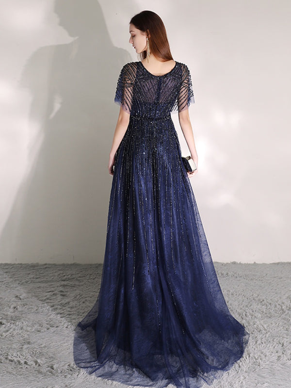 Vestido de Noche Elegante con Temperamento de Celebridad - Image 3