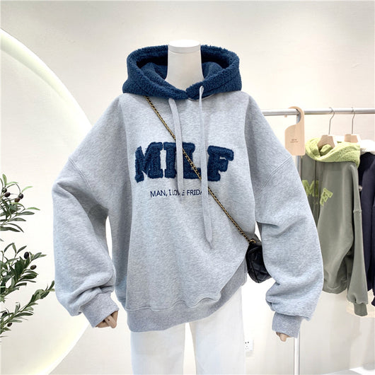 Suéter Hoodie Grueso Antipelusas para Invierno - Corte Holgado y Cómodo - Image 6