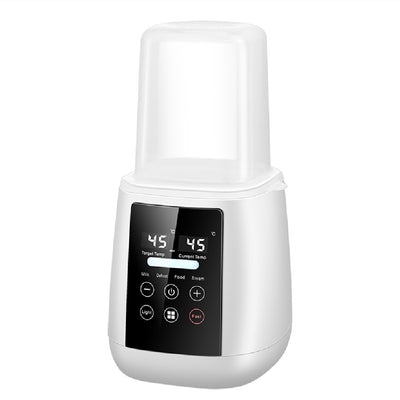 Pink multi-functional single bottle milk warmer with digital display for constant heating, defrosting, and steaming. - Image 5
