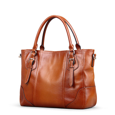 Bolso de Cuero Genuino Estilo Retro con Bandolera Simple - Image 3