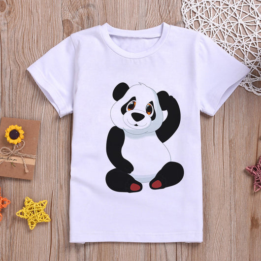 Playera Estampado Panda Manga Corta - Image 8