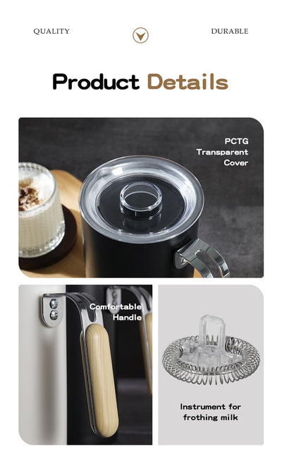 Batidor de Leche Eléctrico para Bebidas Frías y Calientes - Image 19