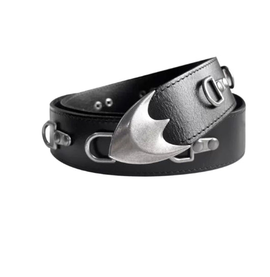Cinturón de Cuero Ajustable con Hebilla de Montura y Cierre de Velcro - Image 11