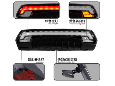 Luz Trasera de Bicicleta con Láser de Seguridad - Image 4