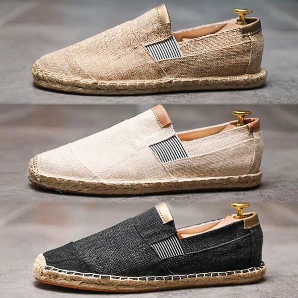 Zapatos de Lona Tejida Artesanal - Comodidad y Estilo Natural