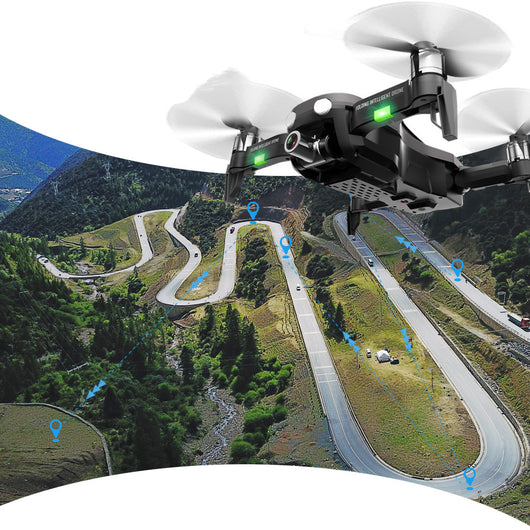 Dron Cuadricóptero Plegable de Larga Autonomía con Control Remoto - Image 10