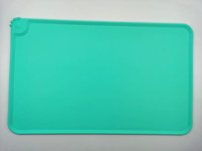 Tapete de Silicona para Comedero de Mascotas - Diseño Antideslizante con Huella de Pata - Image 9