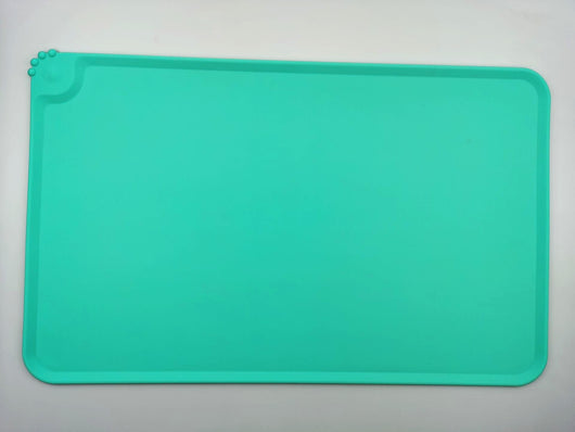 Tapete de Silicona para Comedero de Mascotas - Diseño Antideslizante con Huella de Pata - Image 9