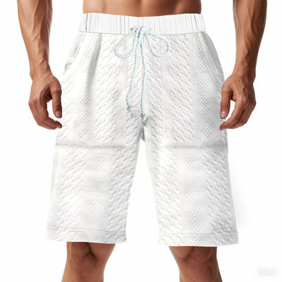 Shorts de Punto Jacquard Holgados para Hombre - Image 2