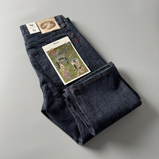 Pantalones Rectos Largos Retro Americano para Hombre - Image 26