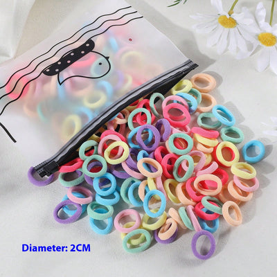 Set de 100 Bandas Elásticas Infantiles sin Tirones - Colores Pastel Suave - Image 37