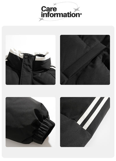 Abrigo Acolchado de Algodón Grueso para Invierno - Image 11