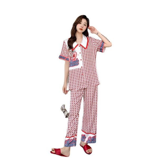 Conjunto de Seda Japonesa para Casa - Cardigan y Pantalón Corto Verano - Image 2