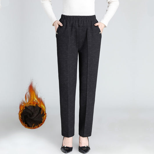 Pantalones Rectos Talla Grande para Adultos Mayores - Corte Holgado y Tela Gruesa - Image 18