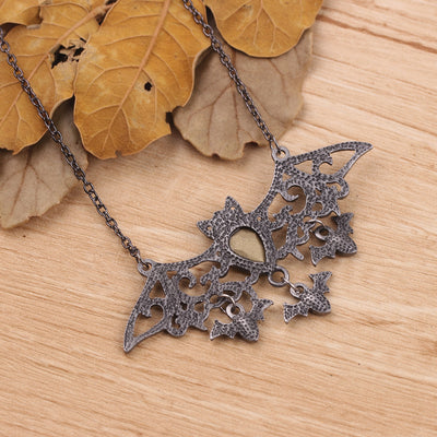 Collar Vintage Murciélago - Accesorios Halloween - Image 7