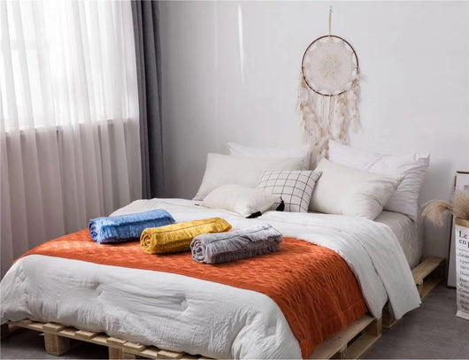 Manta de Cama Lujo Nórdico con Borlas - Cobertor Decorativo Premium - Image 3