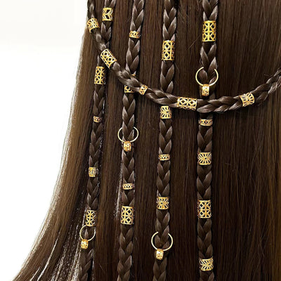 Clip para Cabello Metálico Circular - Accesorio Trendy para Cola de Caballo - Image 2