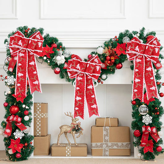 Moño Navideño para Decoración de Fiestas en Casa - Image 9