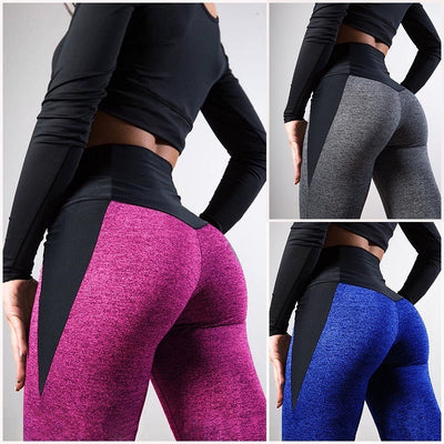 Leggins de Yoga Levantadores de Cadera con Combinación de Colores