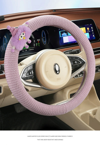 Funda Térmica de Peluche para Volante - Diseño Infantil Cartoon - Image 22
