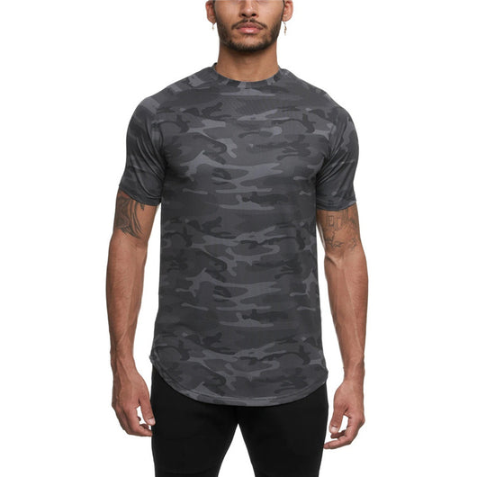 Playera de Entrenamiento Camuflaje Secado Rápido para Running - Image 4