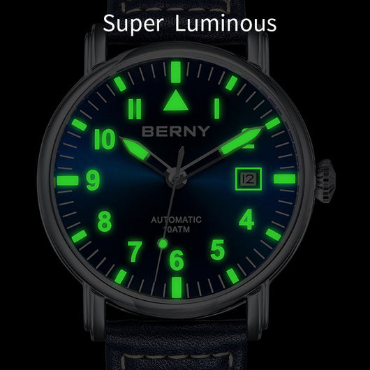 Reloj Mecánico Impermeable con Correa y Esfera Luminosa - Image 15