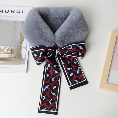 Pañuelo Estampado Leopardo Tono Sólido
