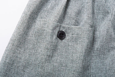 Pantalones Capri Casuales de Algodón y Lino - Image 5