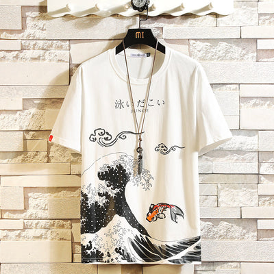 Playera Hombre Manga Corta Suelta y Cómoda - Image 13