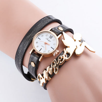 Reloj de Cuarzo para Mujer con Dije Ángel Personalizable - Image 17