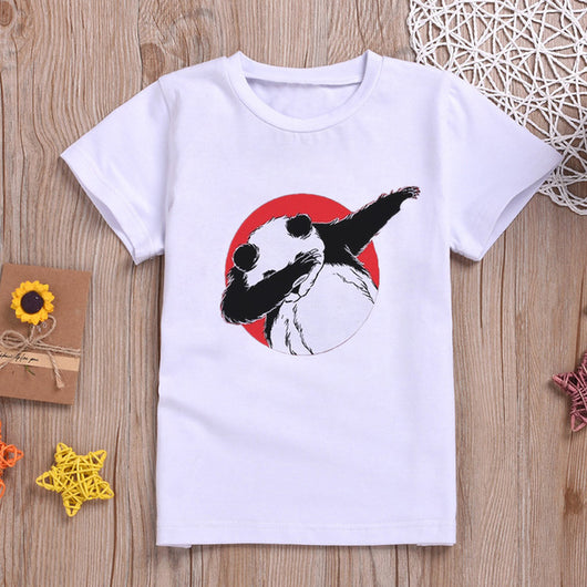 Playera Estampado Panda Manga Corta - Image 3