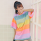 Playera a Rayas de Manga Corta