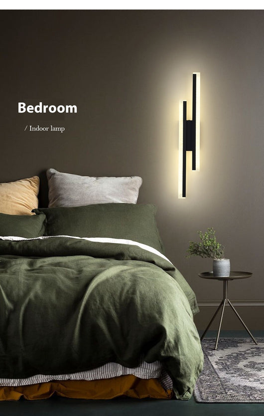 Lámpara de Pared Doble Línea Moderna para Hoteles y Pasillos - Image 10