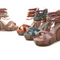 Sandalias Plataforma Bohemias Artesanales con Cuentas