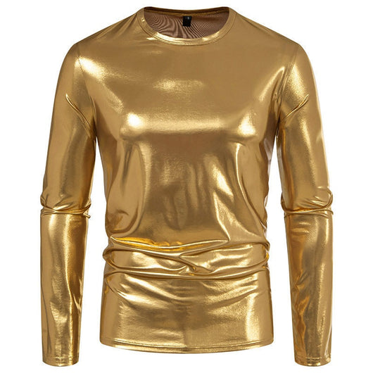 Camiseta de Manga Larga Brillante para Hombre - Base Layer de Moda - Image 9