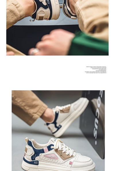Tenis Blancos Deportivos Estilo Tendencia Nacional - Zapatillas Versátiles para Estudiantes - Image 9