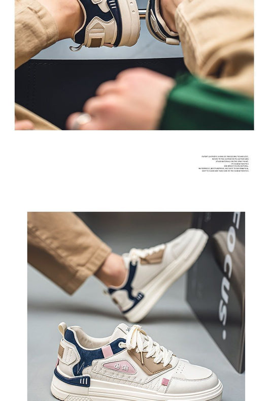 Tenis Blancos Deportivos Estilo Tendencia Nacional - Zapatillas Versátiles para Estudiantes - Image 9