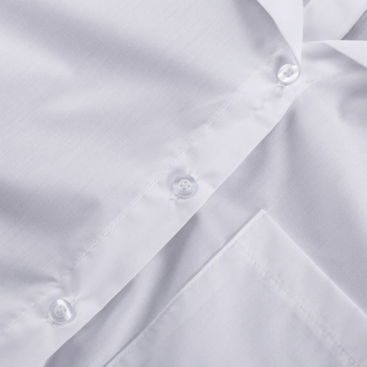 Vestido Sastre Blanco con Solapas y Mangas Largas de Cintura Alta - Image 18