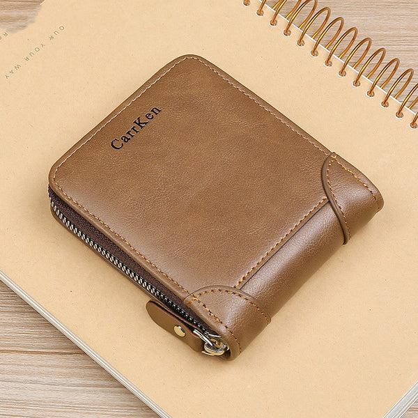 Cartera Horizontal Retro Multifuncional para Hombre