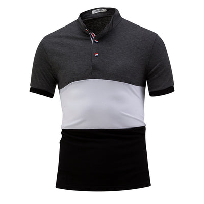 Playera Colorblock con Cuello de Pie Manga Corta - Image 12