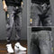 Pantalones Vaqueros Harem Tipo Cargo Tendencia Otoño Hombre