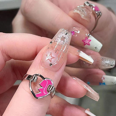 Uñas Postizas Cat Eye Rubor - Parches de Manicura Lista para Usar - Image 68