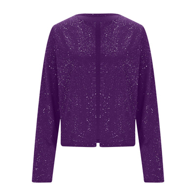 Cardigan Elegante con Detalles en Dorado para Mujer - Image 37