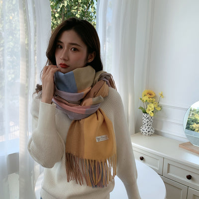 Bufanda Cashmere Cuadros para Mujer - Elegancia y Calidez - Image 20