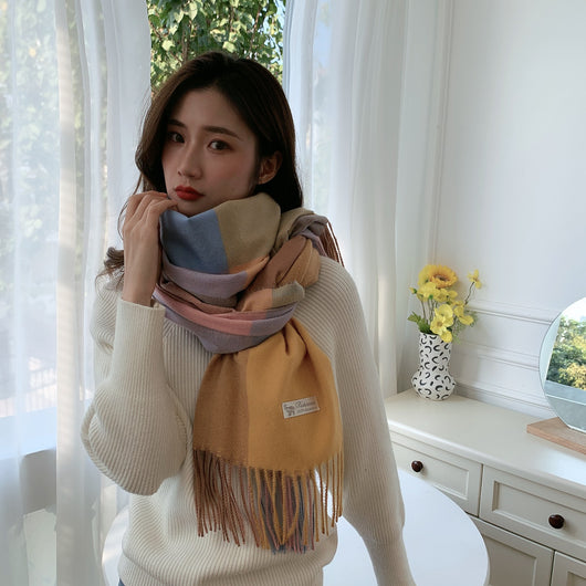 Bufanda Cashmere Cuadros para Mujer - Elegancia y Calidez - Image 20