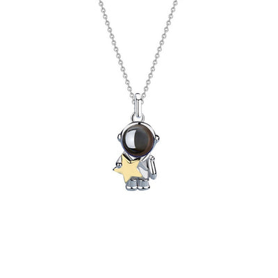 Collar de Pareja Proyección Astronauta - Diseño Unisex - Image 7